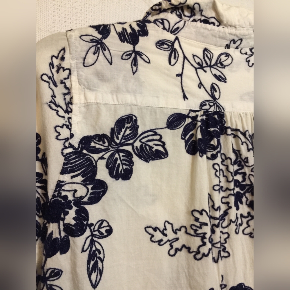 For Cynthia Sz 1x Embroidered Y2K Bohemian Cream Tunic
